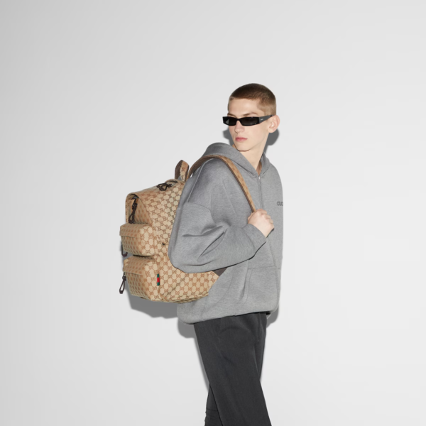 Medium-sized backpack with Gucci logo. - Image 2