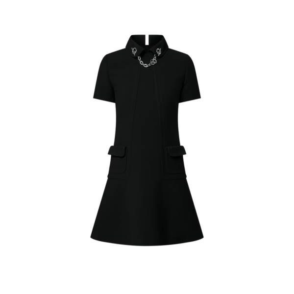 LV Chain evening dress.