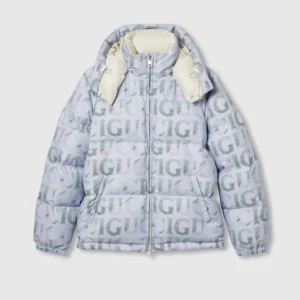 Nylon puffer jacket