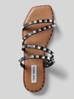 'SKYLER' model riveted flip-flops in black