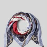 Square modal scarf model 'FOULARD MANHATTAN' in beige - Jio lu White
